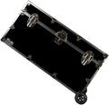Large 32 x 18 x 16.5 Inches Lockable Footlocker with Wheels X2523