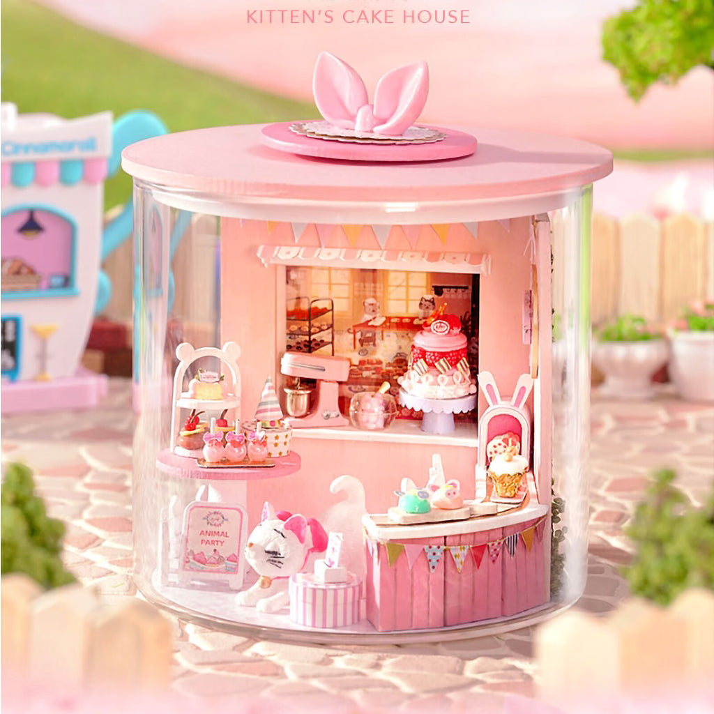 DIY Miniature Dollhouse Kit with LED M7826