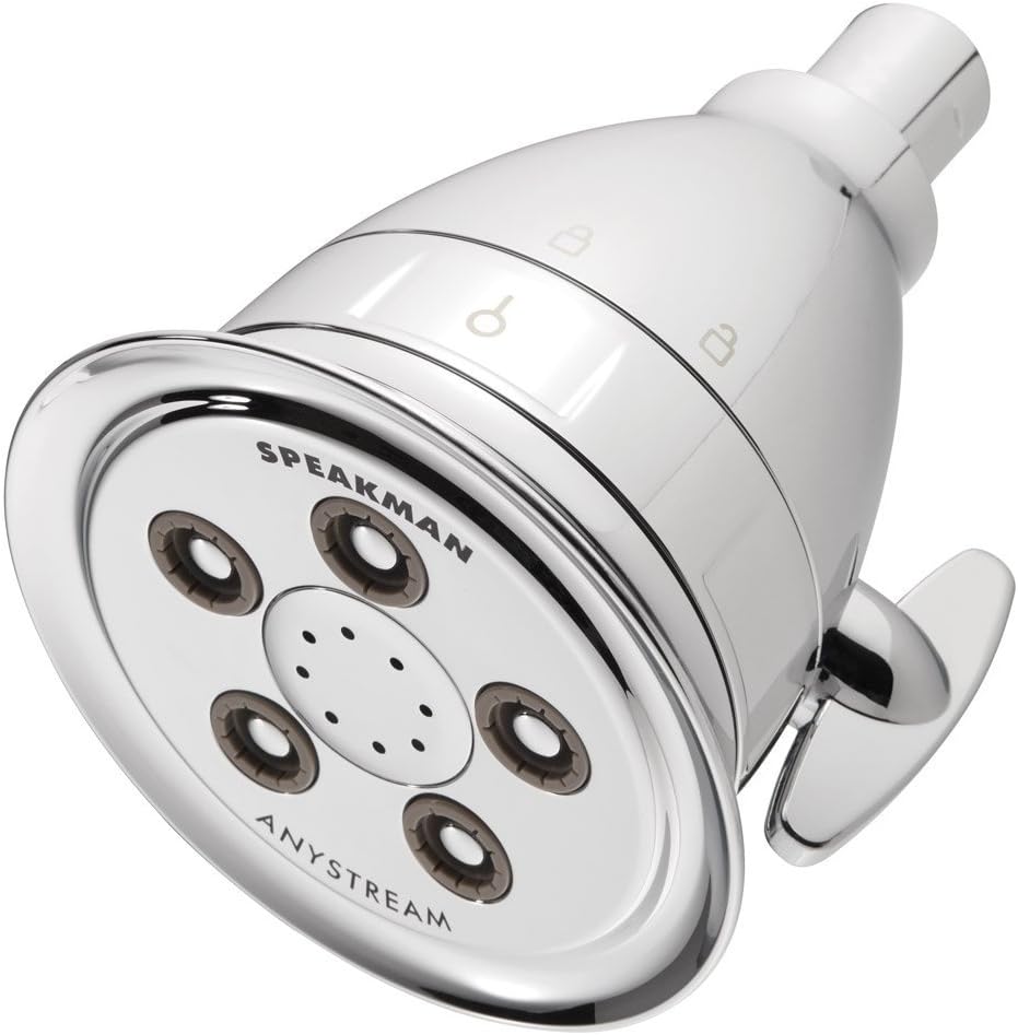 Brushed Nickel High Pressure Adjustable Showerhead with Filter, Pack of 2 Q4722