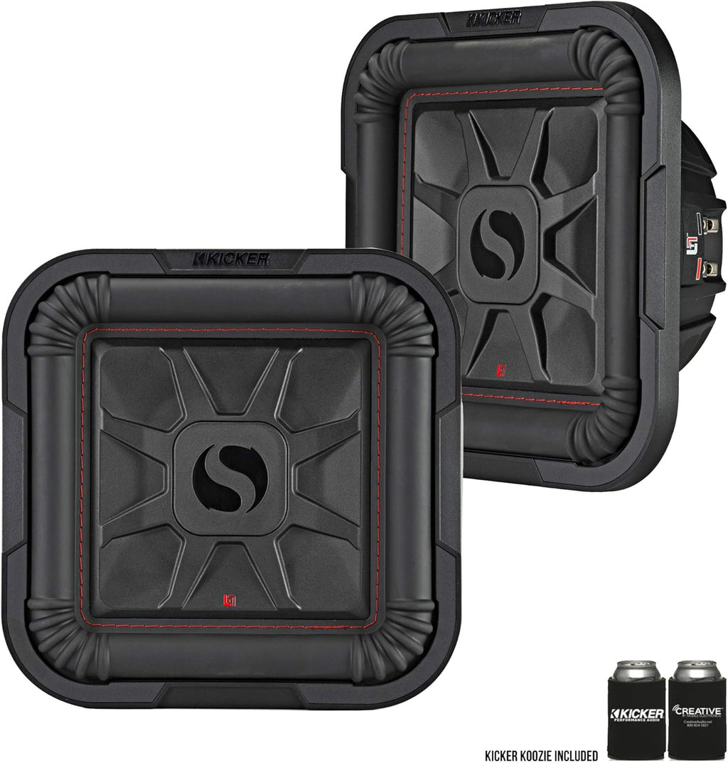 10" 1000W Shallow Mount Subwoofers E753