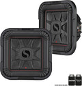 10" 1000W Shallow Mount Subwoofers E753
