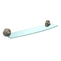 24 inch Glass Shelf Antique Pewter O35074