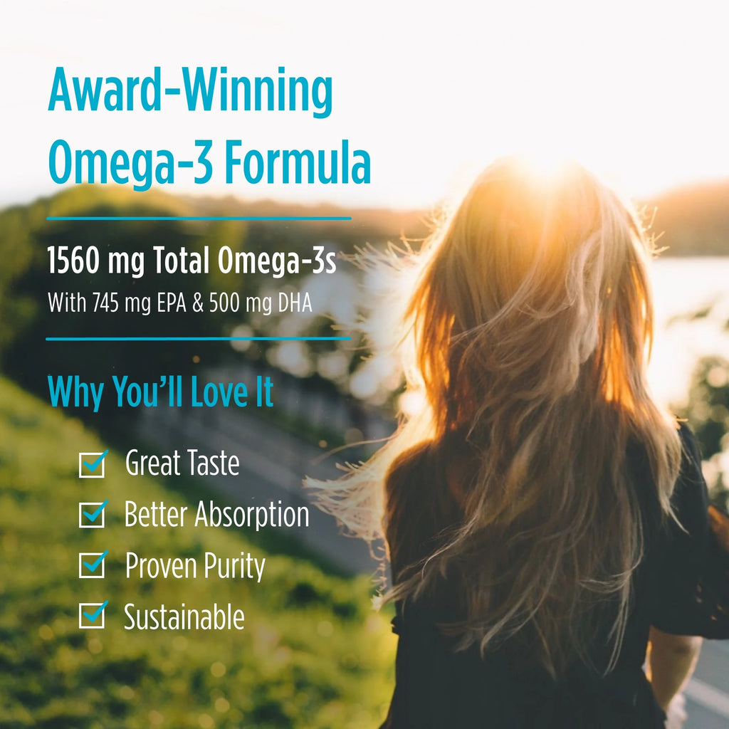 Omega-3 Liquid Fish Oil, 8 Oz H325