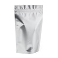 Silver Satin Stand-Up Pouch with Gusset A551235
