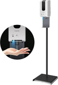 Automatic Hand Sanitizer Dispenser with Stand and Drip Catcher Infrared Sensor Refillable 1200ml Bottle P6509