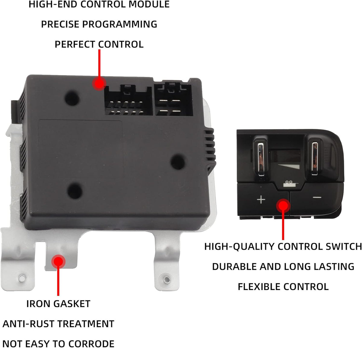Integrated Electronic Trailer Brake Controller for Dodge Ram 2016-2018 E659