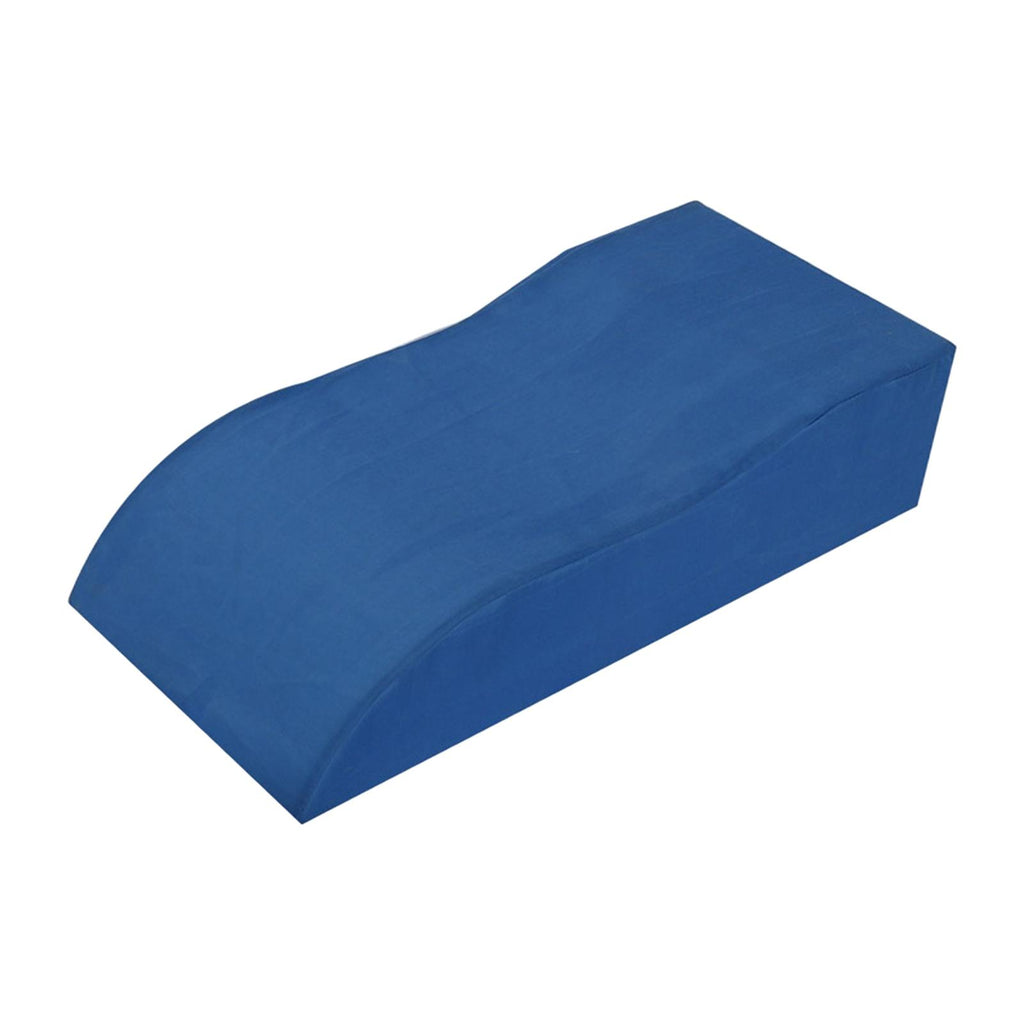 Blue Linen Curved Camping Pillow Y852