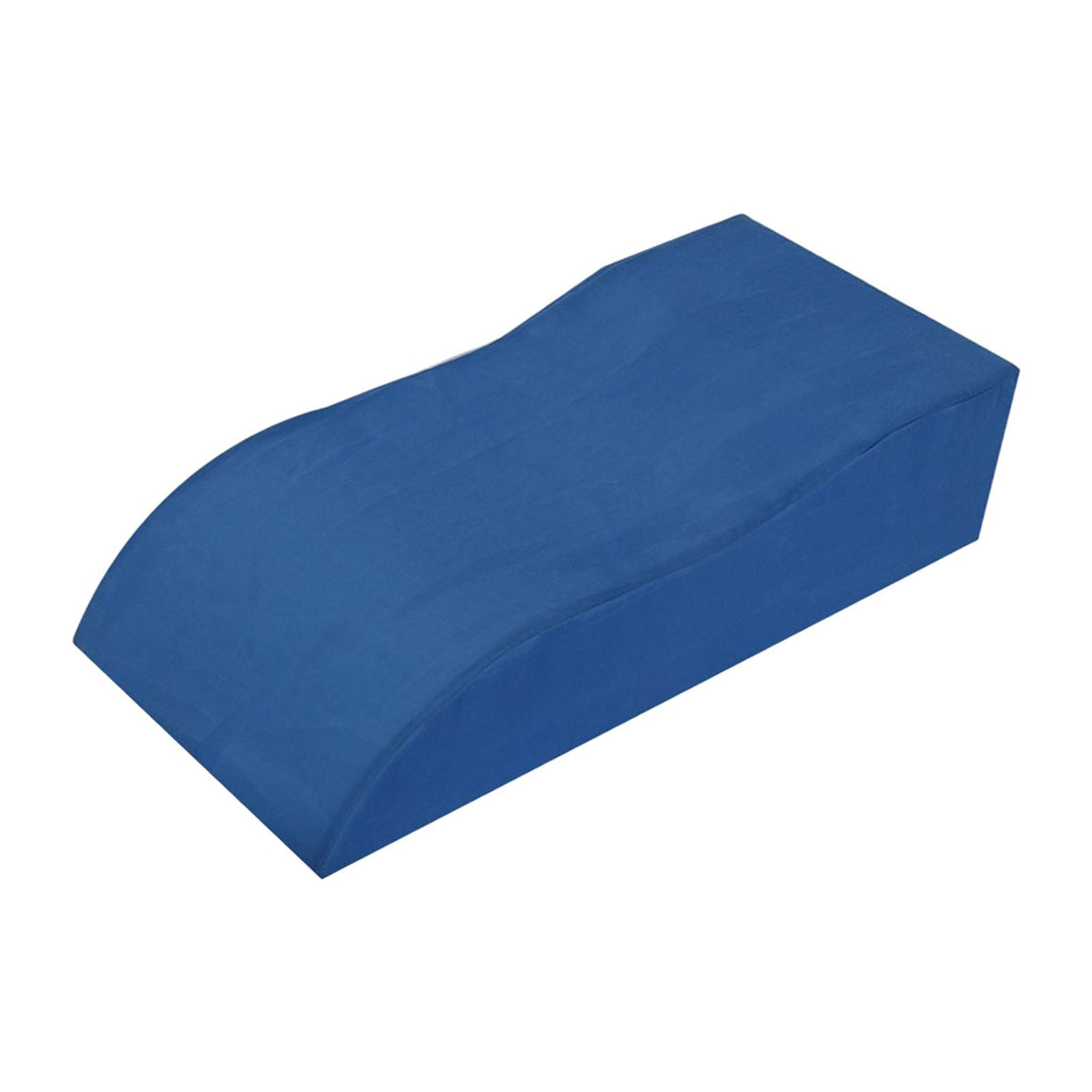 Blue Linen Curved Camping Pillow Y852