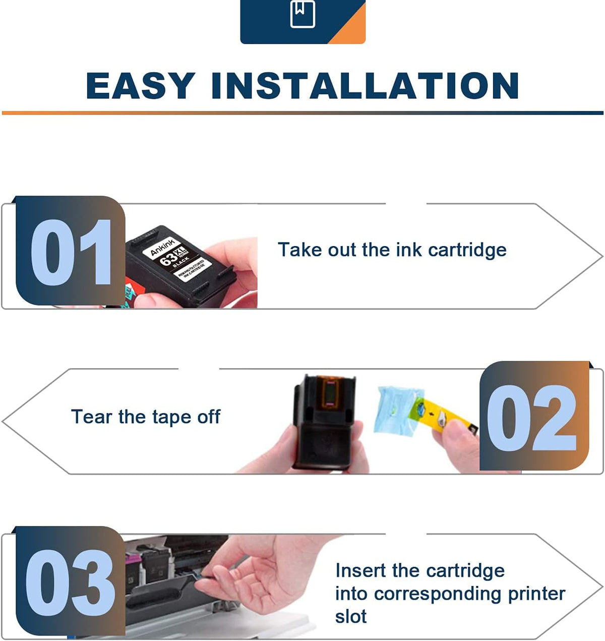 Ink Cartridges Black and Color Combo Pack Pack of 2 E873