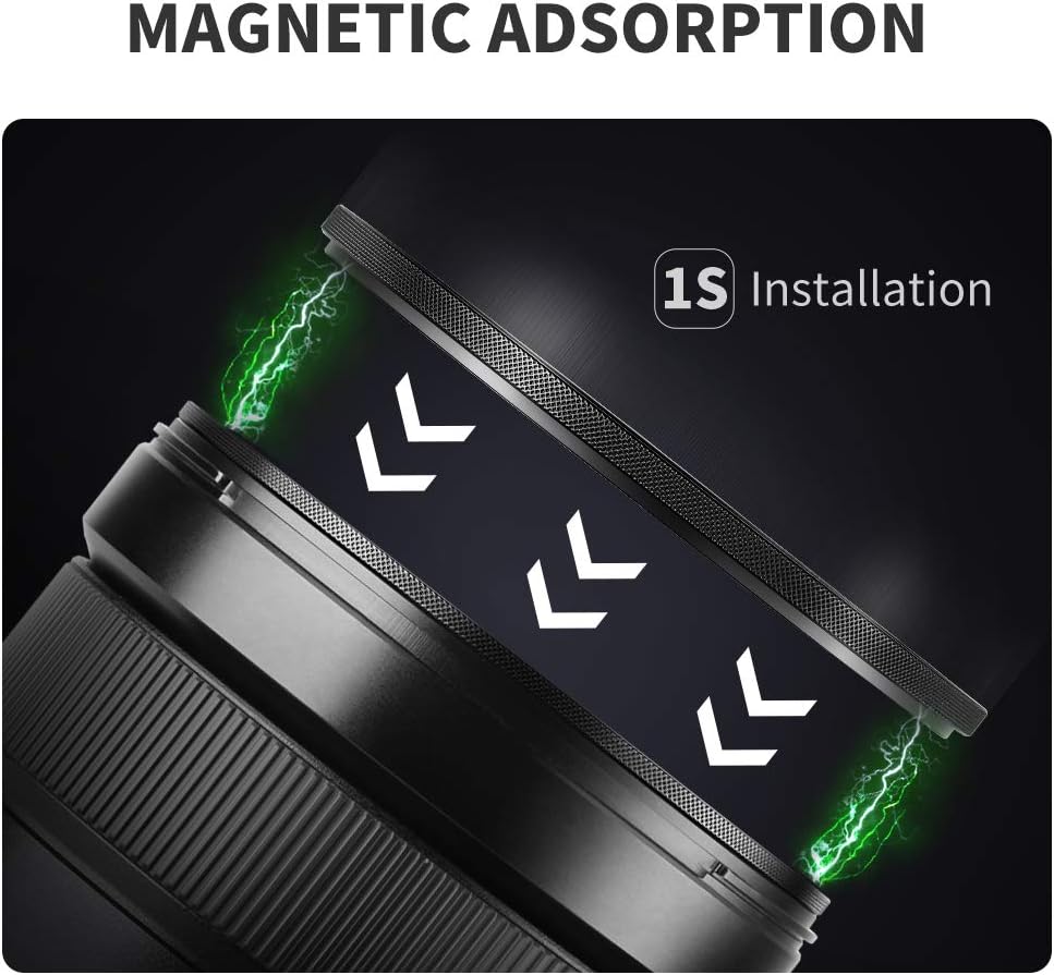 82mm Magnetic Lens Filter Kit with MCUV CPL ND1000 Adapter Ring A395