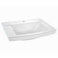 White Bathroom Sink L249
