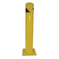 Safety Bollard, H42In, Dia 5 1/2In, Yellow V522