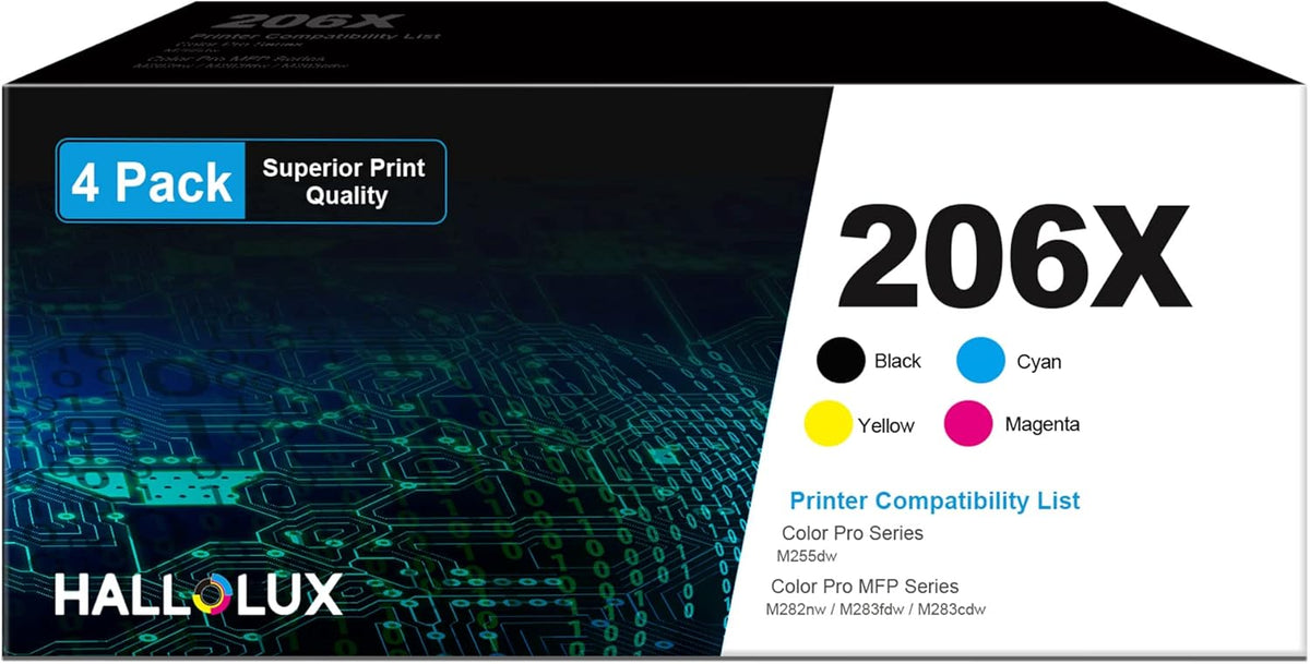 4 Pack High Yield Toner Cartridge Z354869