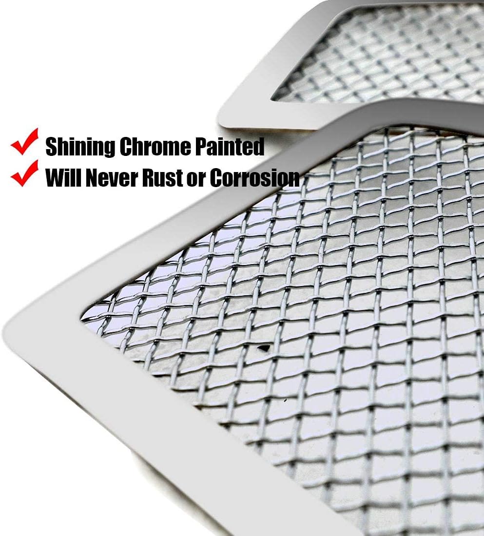 Chrome Stainless Steel Diamond Mesh Grille Insert X266