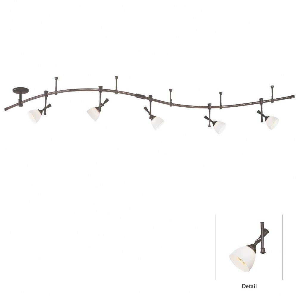 5 Light Flex Track Kit Sable Bronze Patina N5136