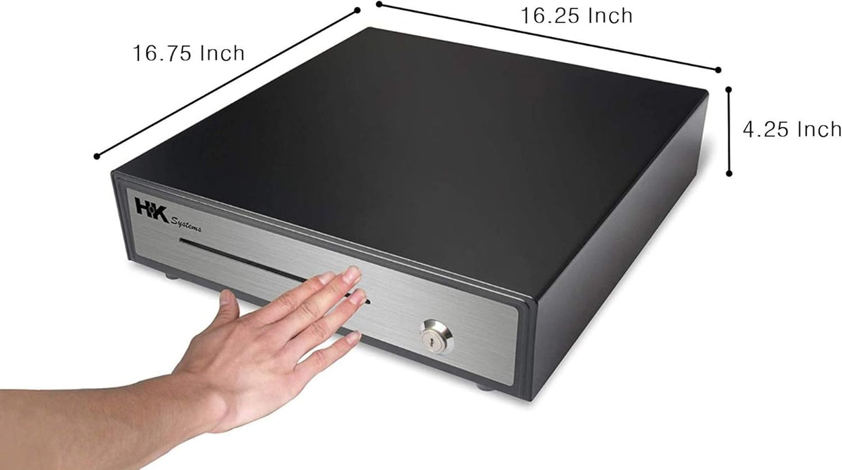 Heavy Duty Black Push Open Cash Drawer H96891