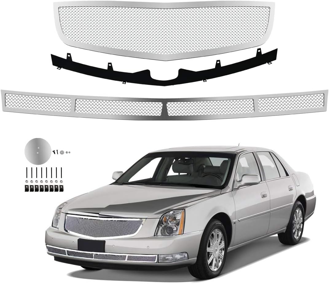 Chrome Stainless Steel Diamond Mesh Grille Insert X266