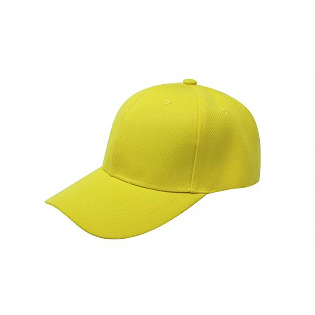 15 Pack Adjustable Plain Baseball Cap Hat (Yellow) E10305