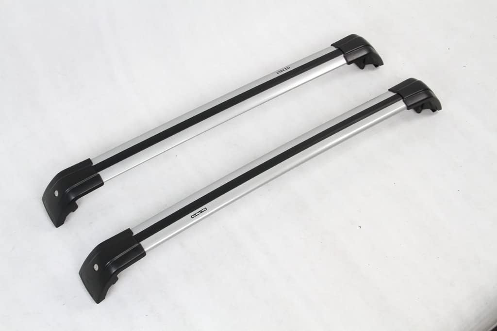 Roof Rack Side Rails Cross Bars for Ford Escape 2020 2021 2022 (Silver/Black) C4046