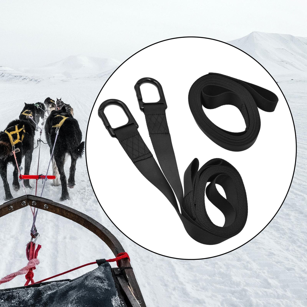Snowmobile Tow Strap Extra Long Tow Rope R511