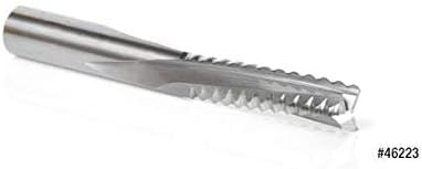CNC Solid Carbide Roughing Spiral 3 Flute Chipbreaker 3/8 Dia x 1-1/4 W372549