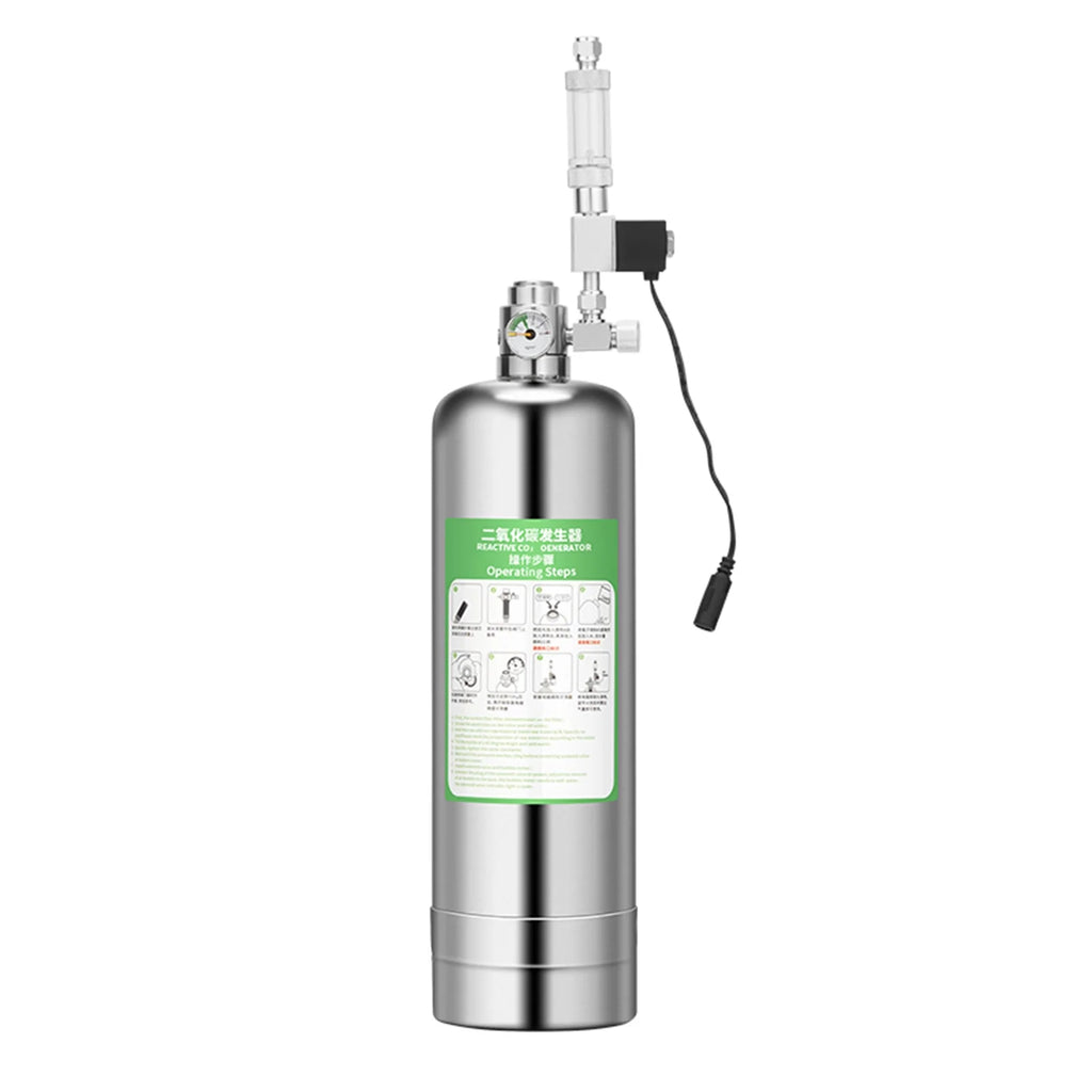 5L Stainless Steel CO2 Generator System Kit with Solenoid Valve Bubble Diffuser B296