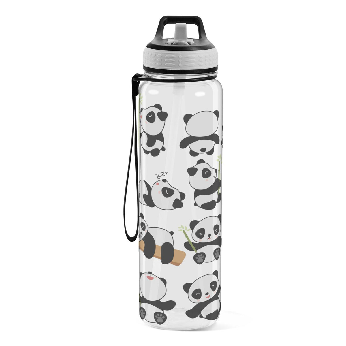 32oz Tritan Leakproof Clear Water Bottle with Straw L332456