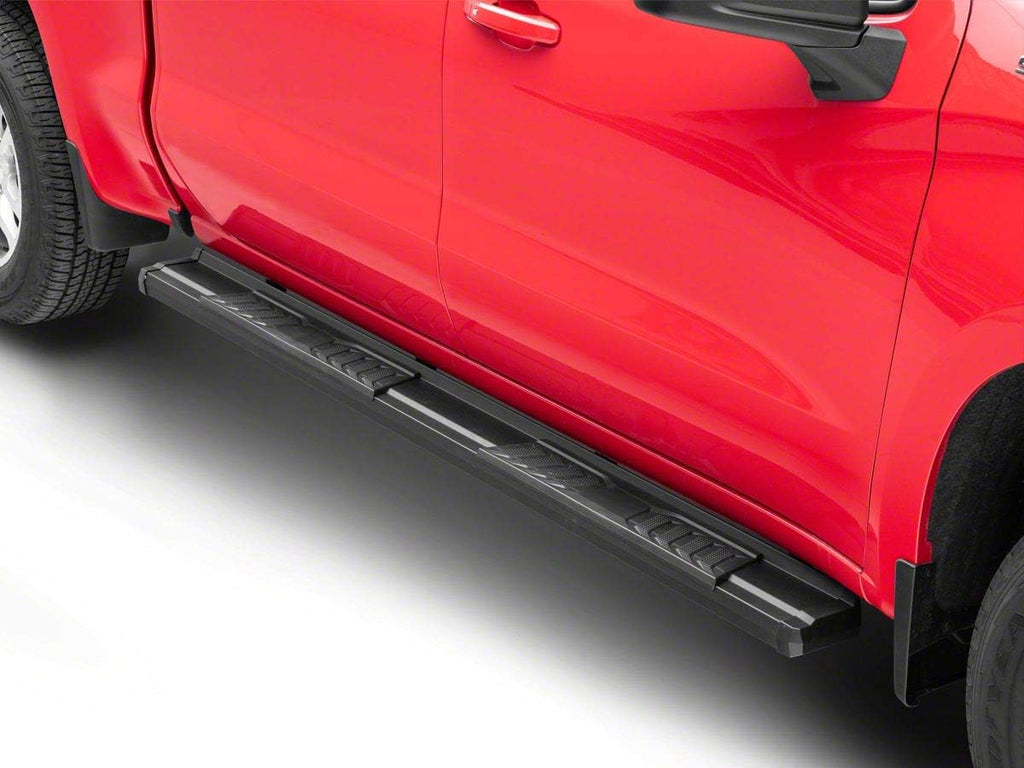 Black Running Boards for Silverado 1500 Crew Cab J4267