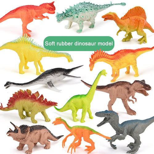 12Pcs Large Dinosaur Action Figures Toys T8983