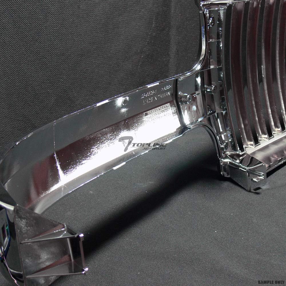 Chrome Front Hood Bumper Grill Grille ABS For Chevy Silverado Tahoe Suburban R5664
