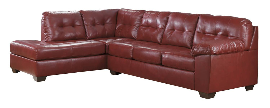 Red Left Arm Facing Sectional B1343