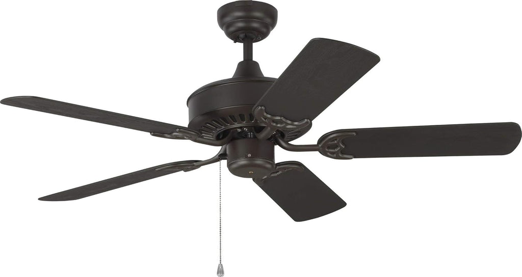 White Outdoor Ceiling Fan with 5 MDF Blades L3831