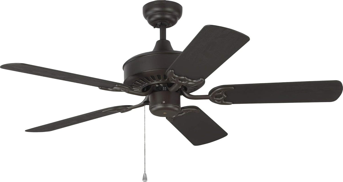 White Outdoor Ceiling Fan with 5 MDF Blades L3831