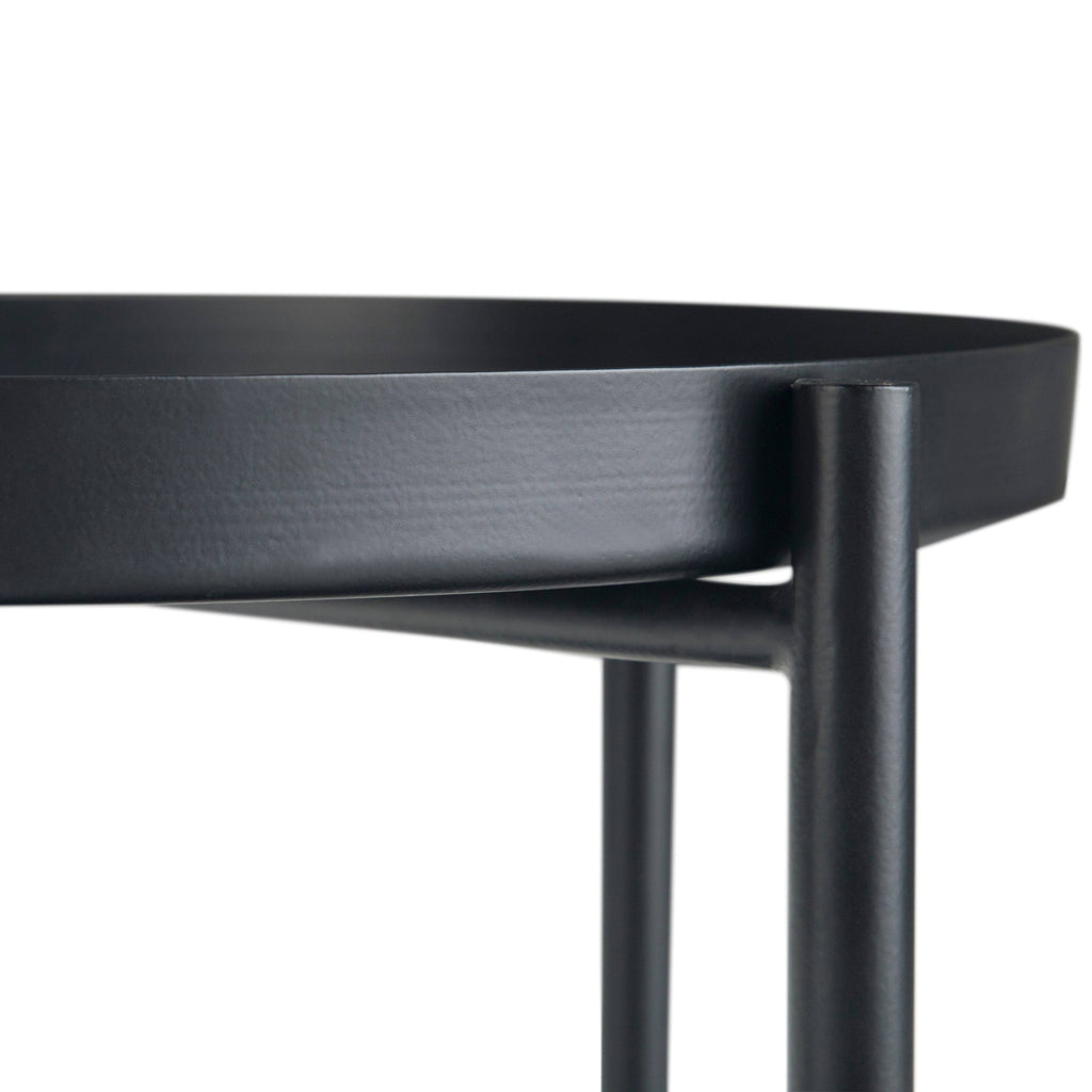 Cream Metal End Table Z10400