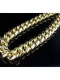 10K Yellow Gold Miami Cuban Link Chain with Box Clasp O803