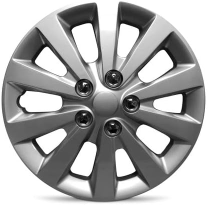 16 inch Silver Hubcap Set of 4 Pcs L927