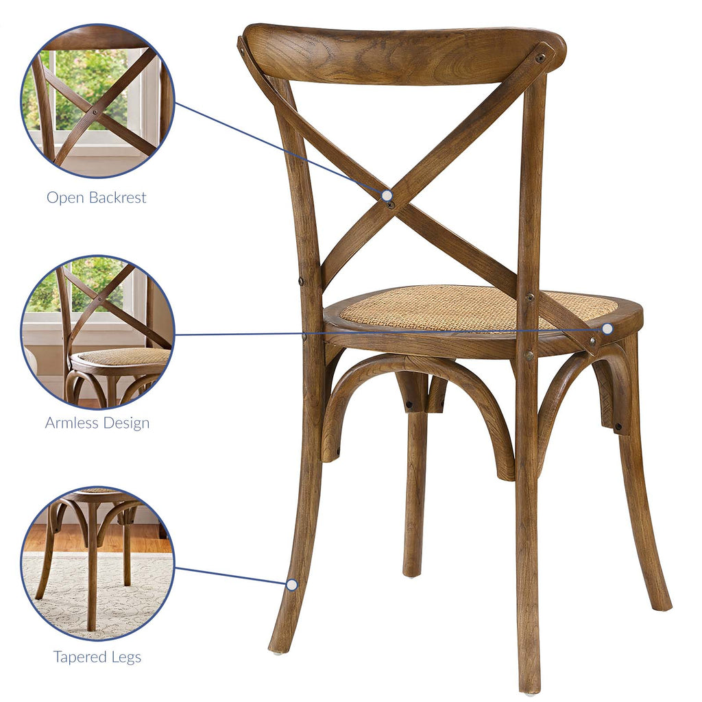 Walnut Dining Side Chair D40334