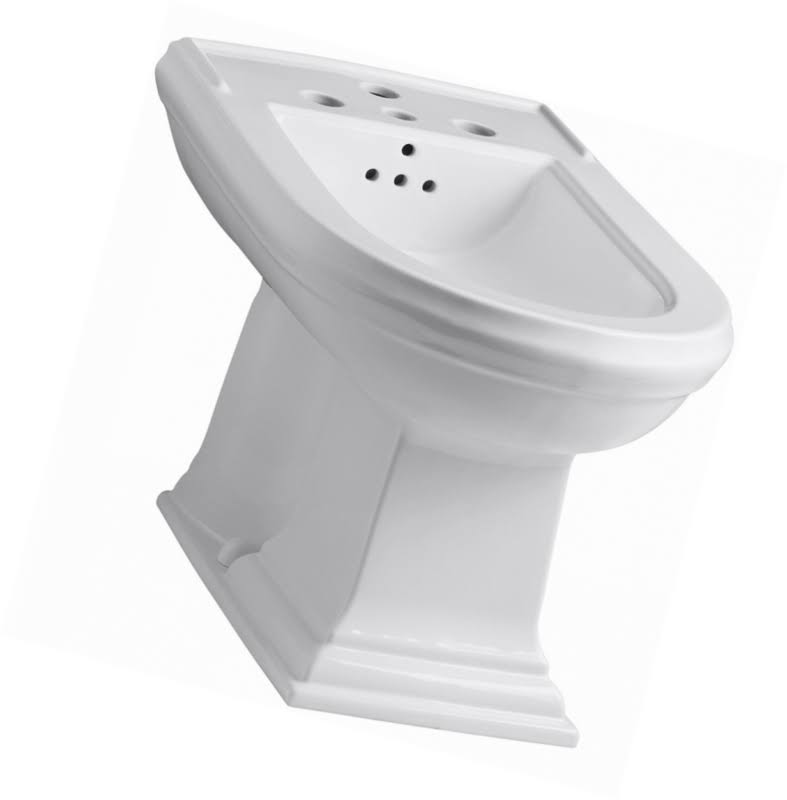 White Vertical Spray Bidet L933